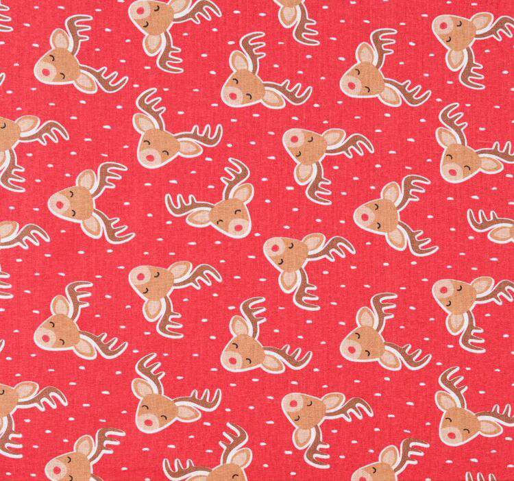 Rudolph Reindeer Christmas Bandana