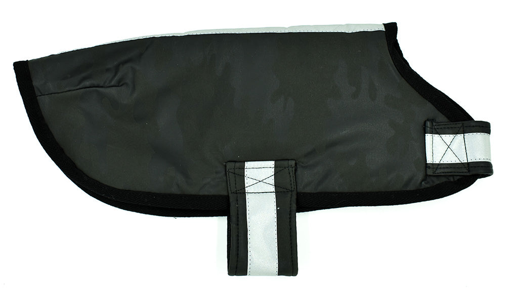 Black Camo Waterproof Raincoat