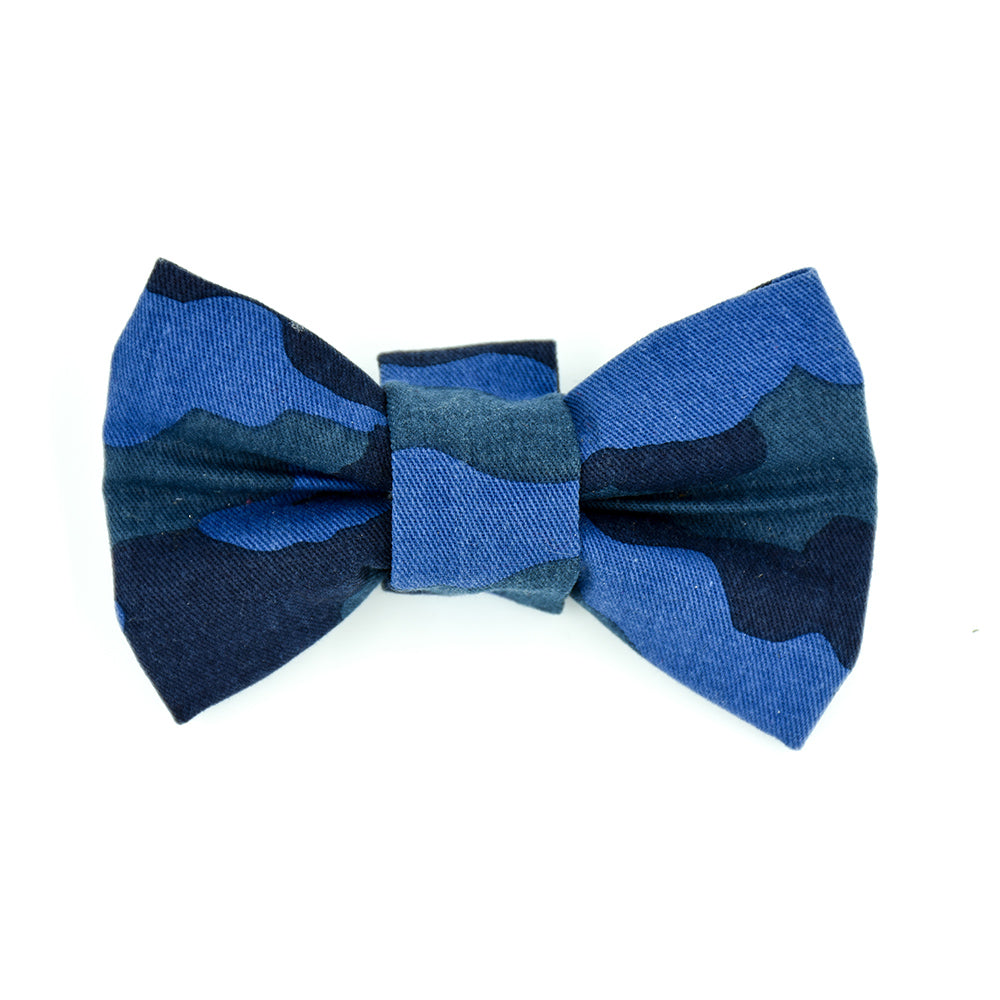 Dark Blue Camo Bow