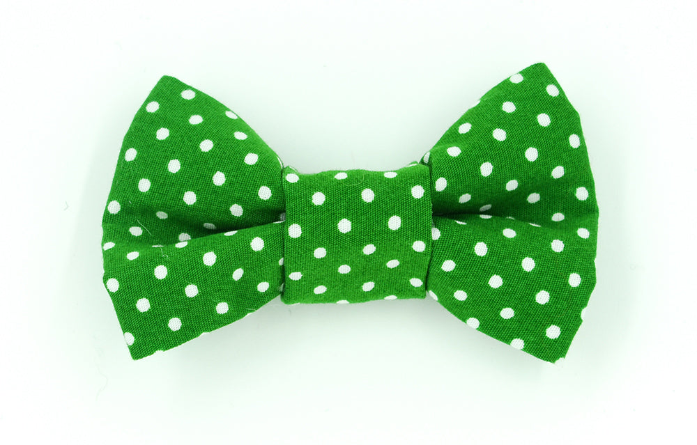 Dark Green Spot Bow