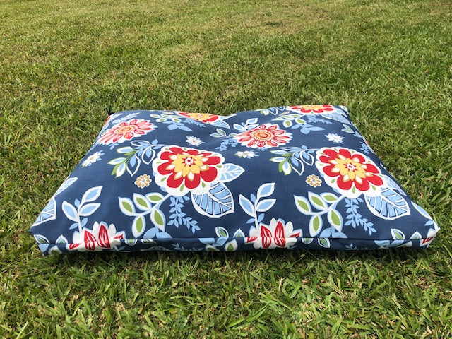 Summer Florals Outdoor Dog Bed