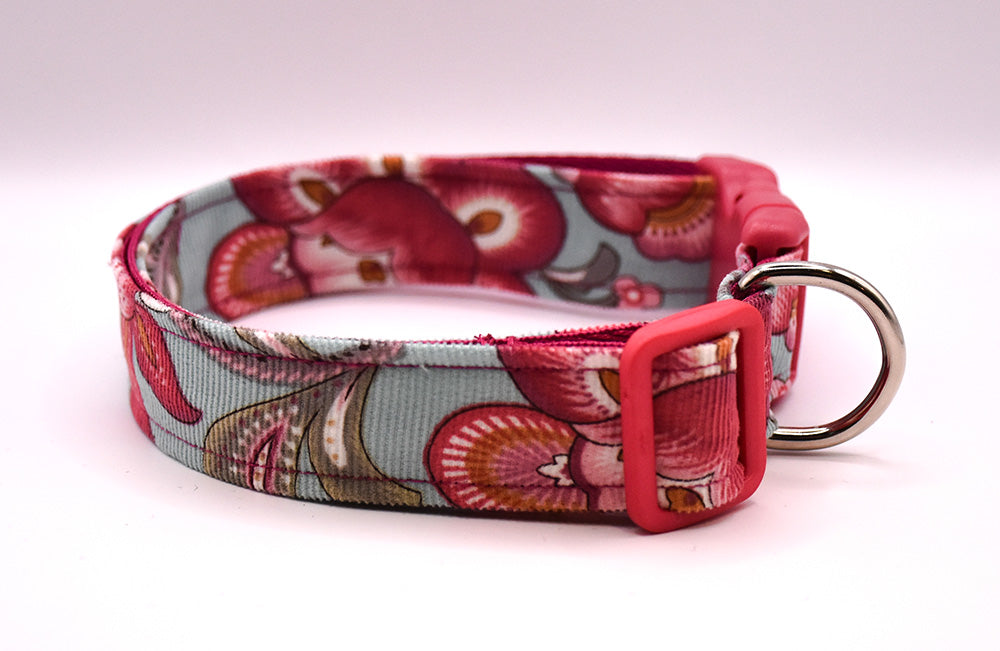 Teal Floral Collar
