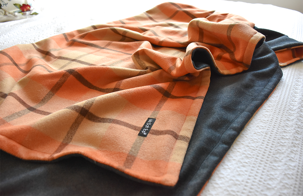 Autumn Tartan Wool/Cashmere Blanket