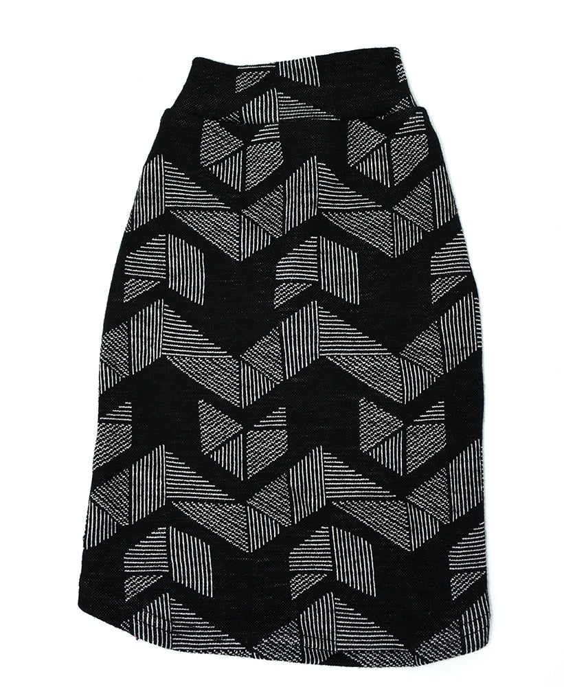 Black and White Bold Chevron Merino Tee