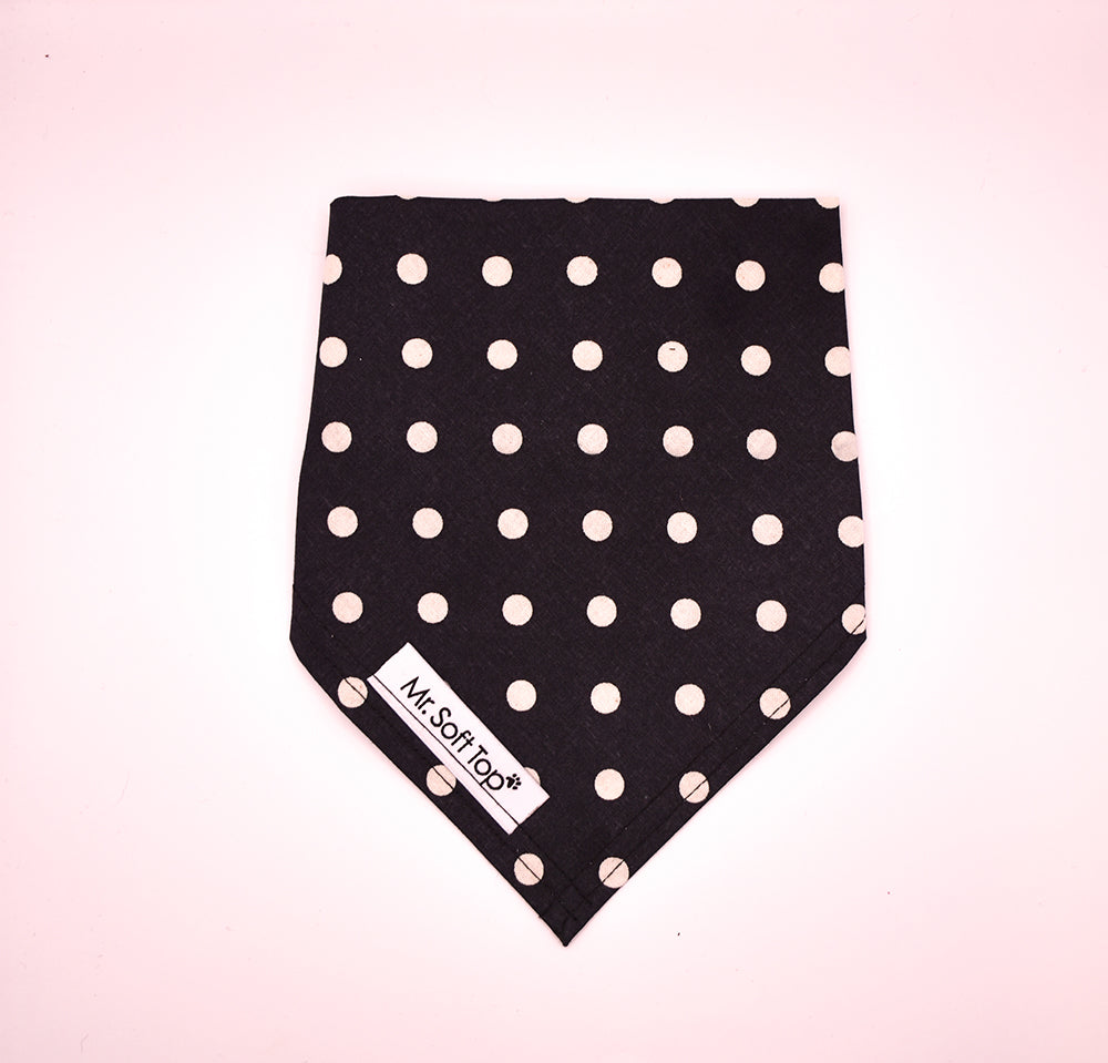 Black Spot Dog Bandana