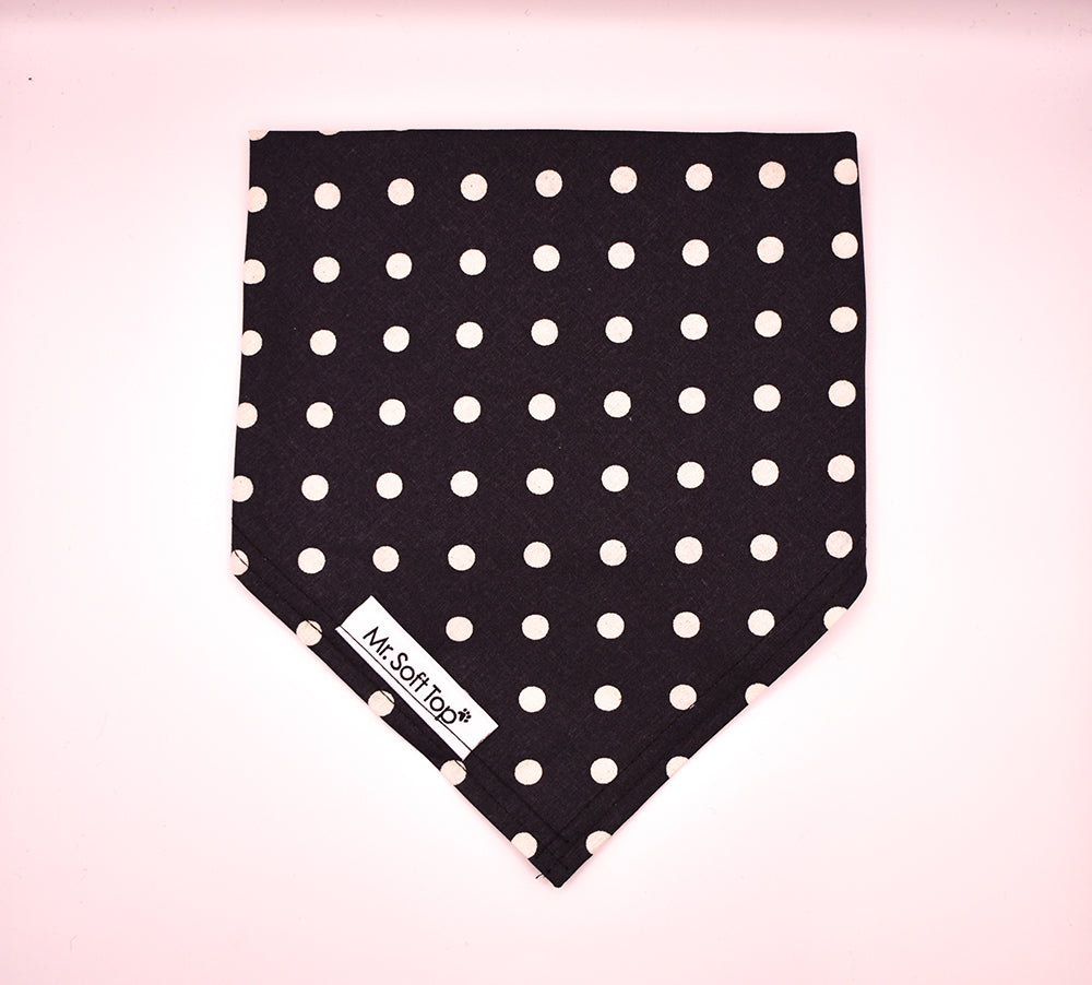 Black Spot Dog Bandana