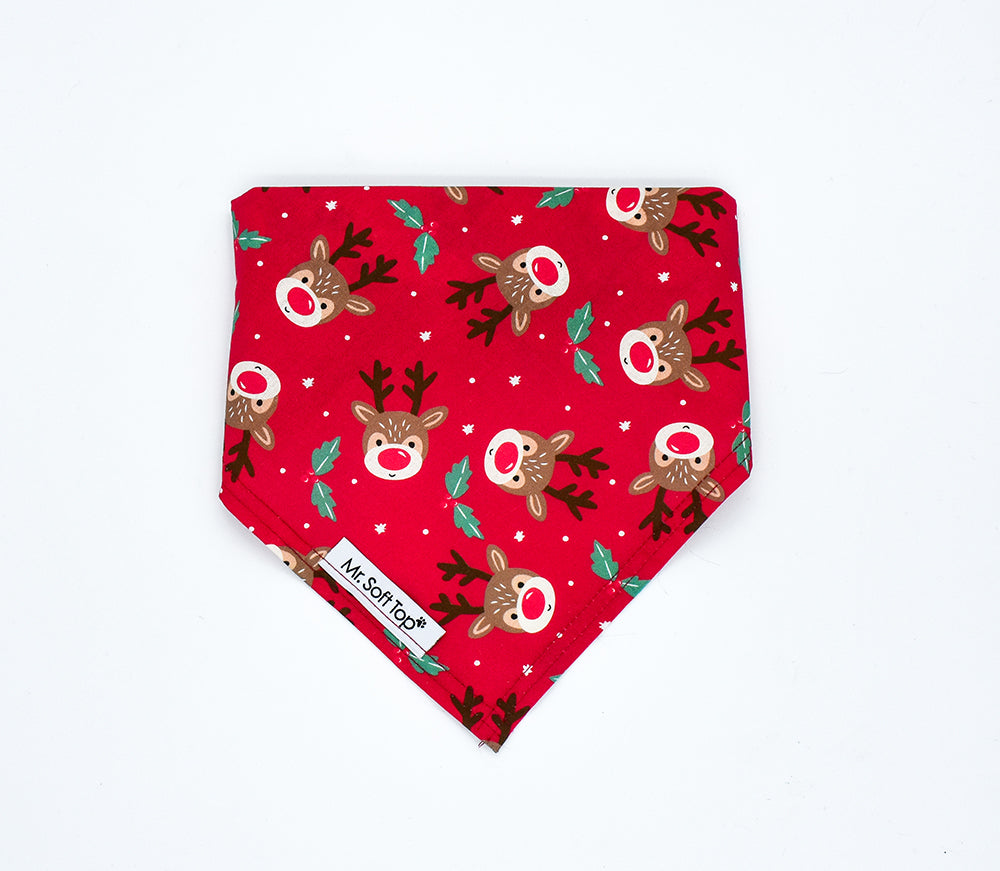 Frestive Reindeer Christmas Bandana
