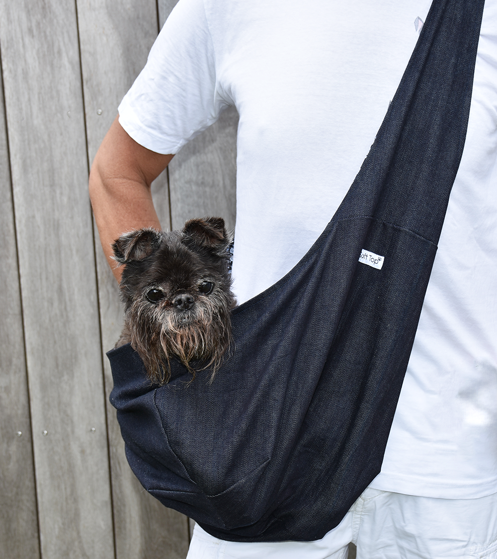 Denim Dog Sling - Made to Order