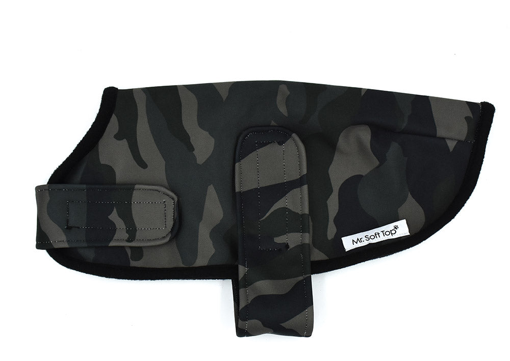 Dark Green Camo Waterproof Raincoat