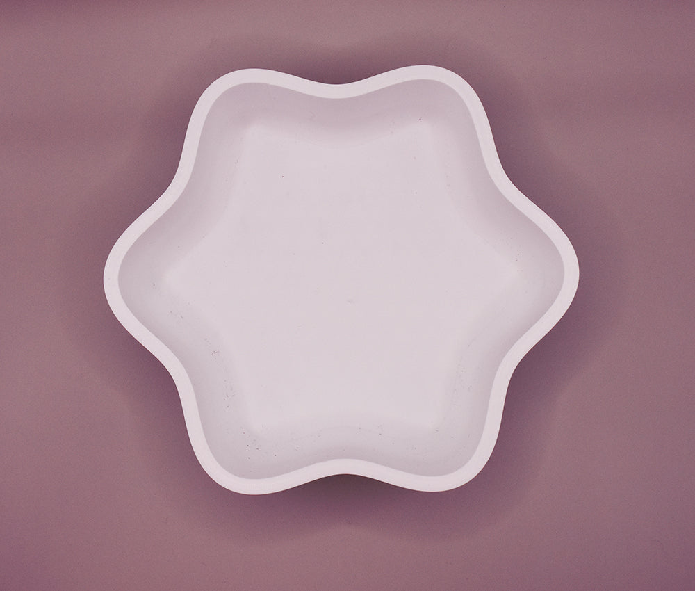 Lightweight, Portable Flower Travel Bowl - White