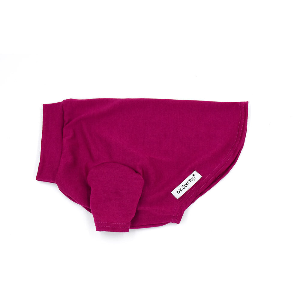 Bold Berry Merino Dog Tee