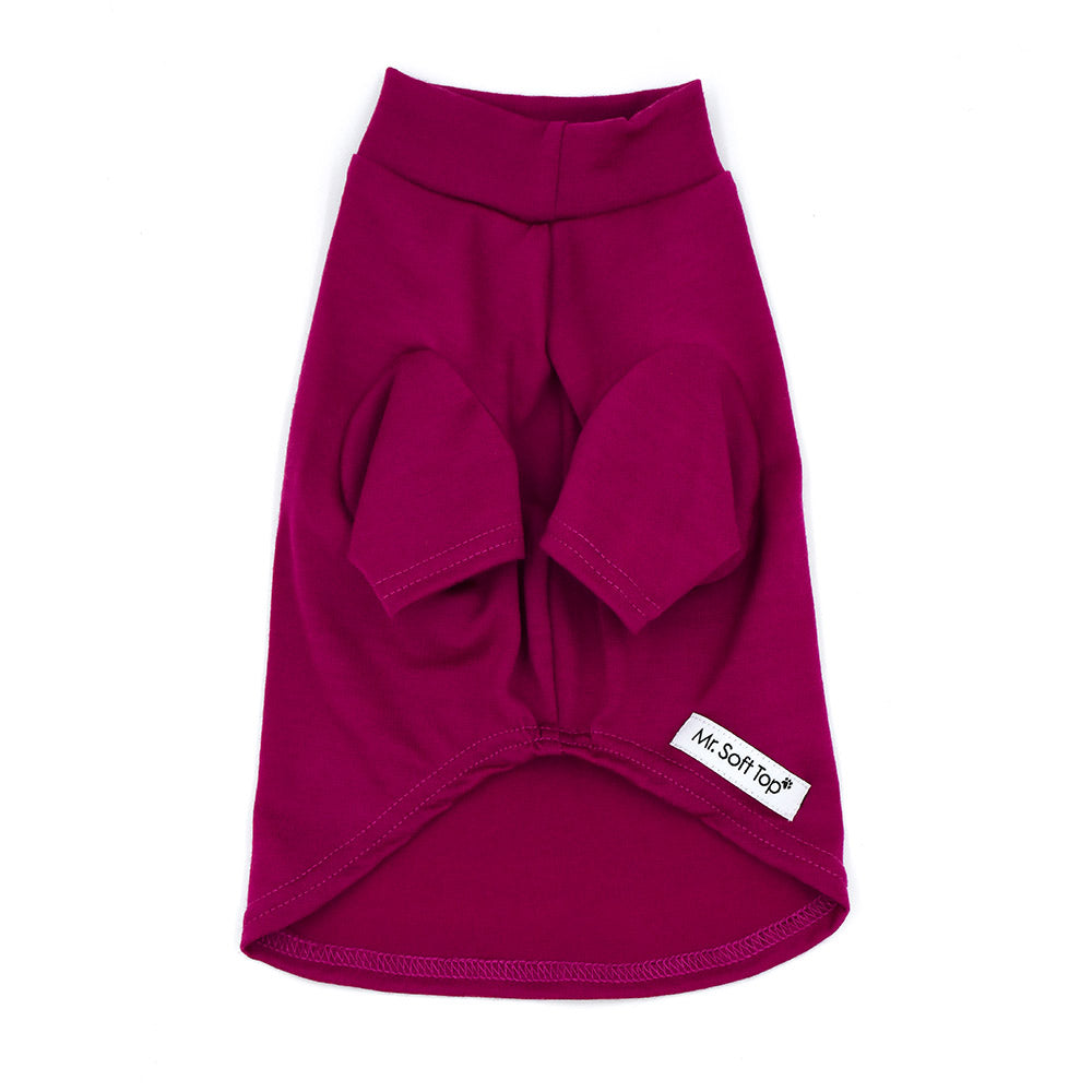 Bold Berry Merino Dog Tee