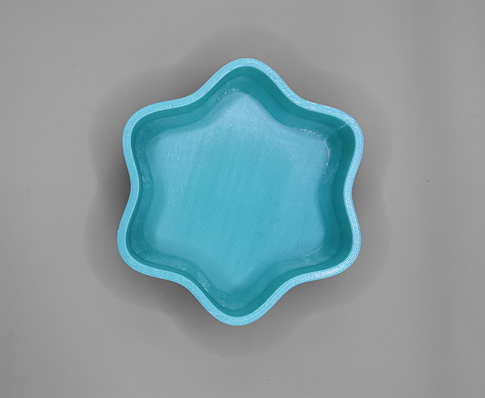 Lightweight, Portable Flower Travel Bowl - Teal