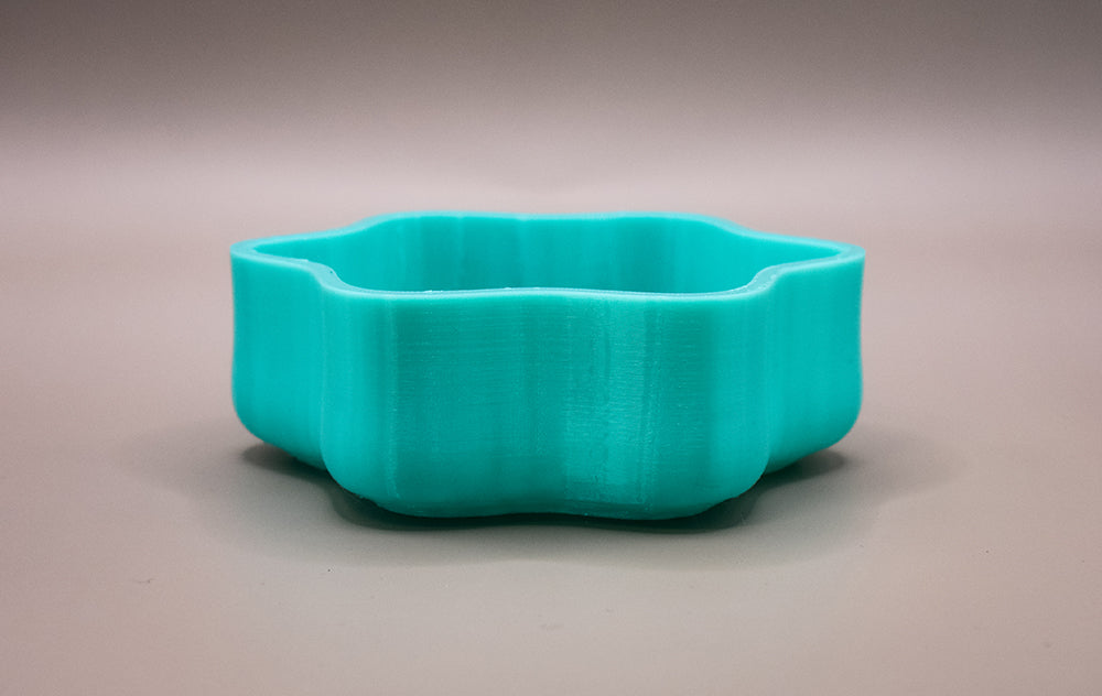 Lightweight, Portable Flower Travel Bowl - Teal