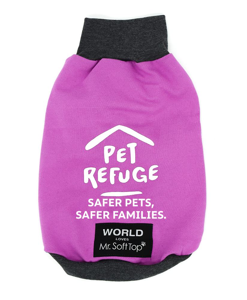 WORLD Loves Mr Soft Top x Pet Refuge Pink Weekend Sweater
