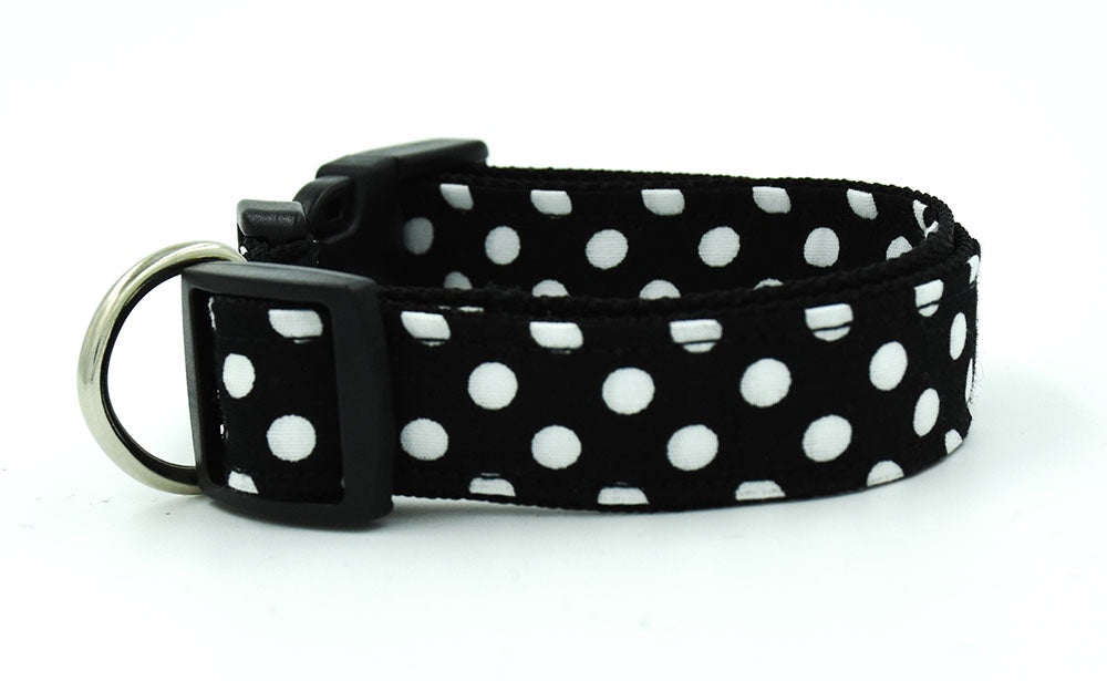 Black with White Spots Collar