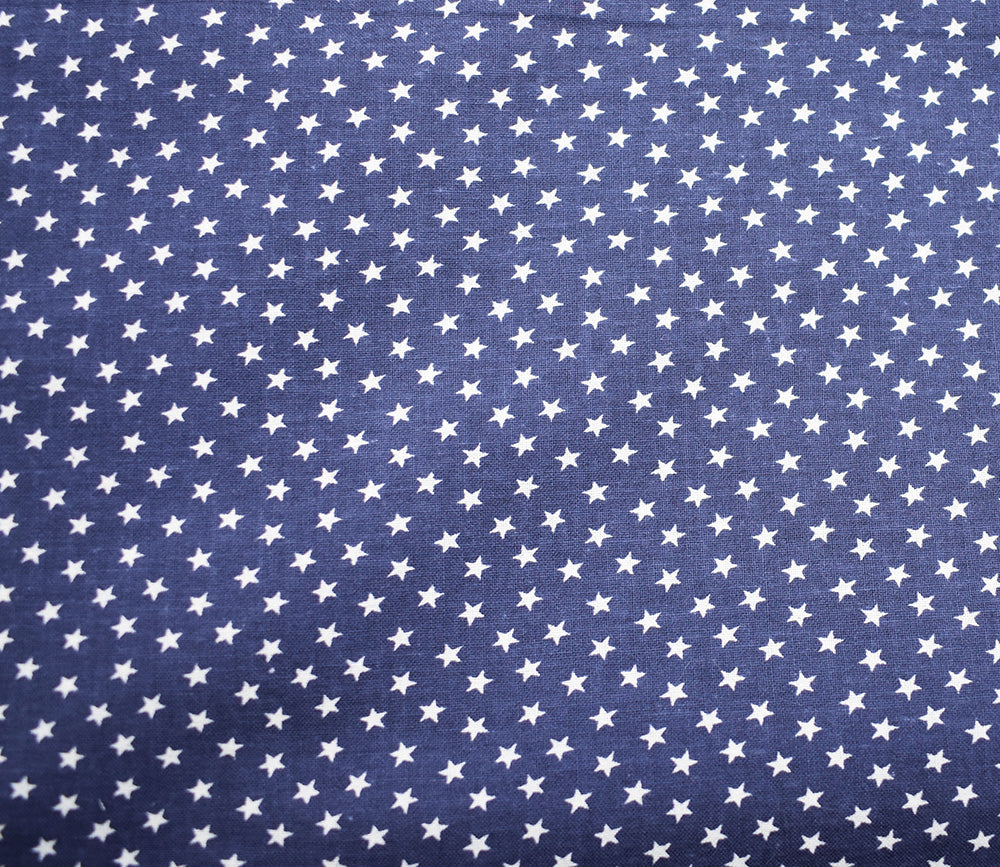 Navy and White Stars Dog Bandana