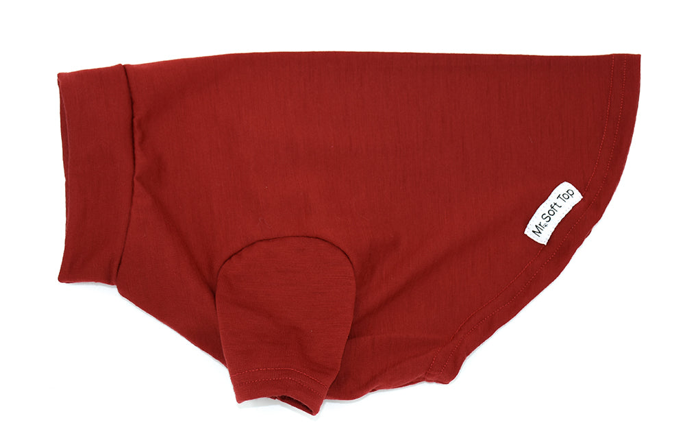 Brick Red Merino Tee