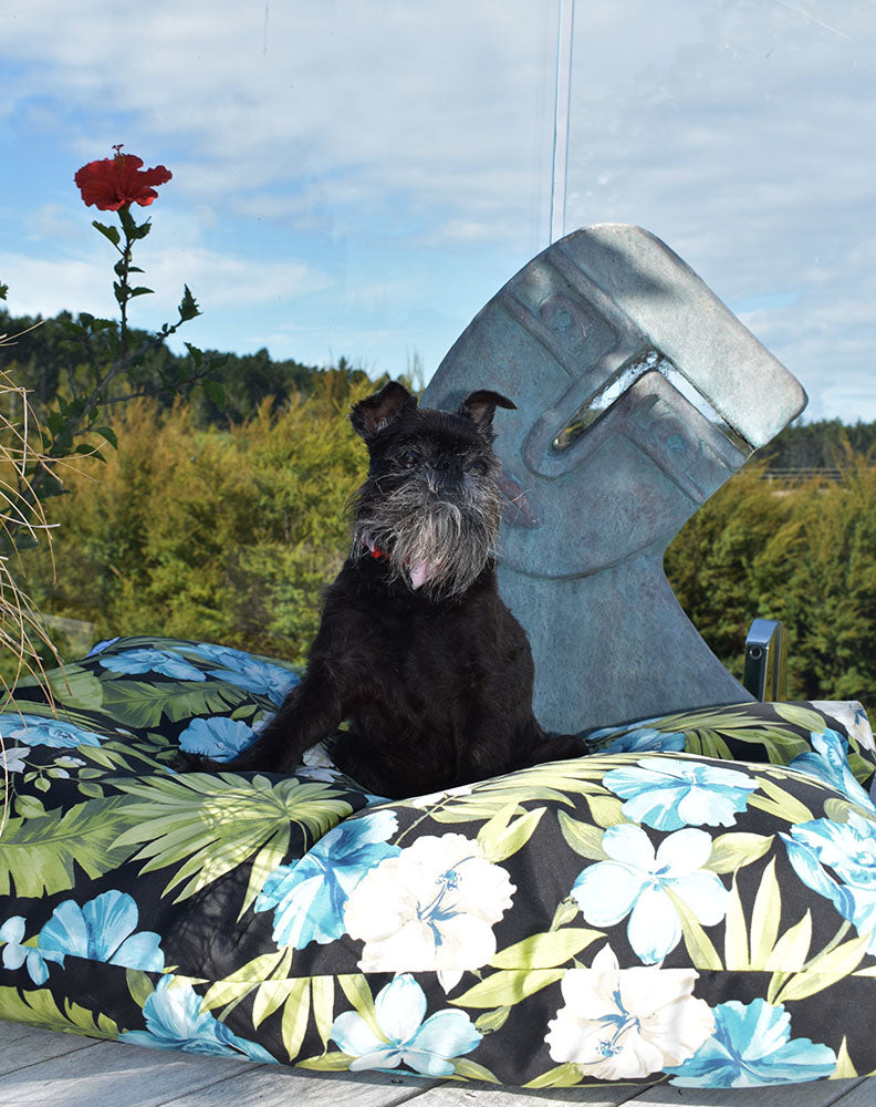 Hibiscus Outdoor Dog Bed Cover