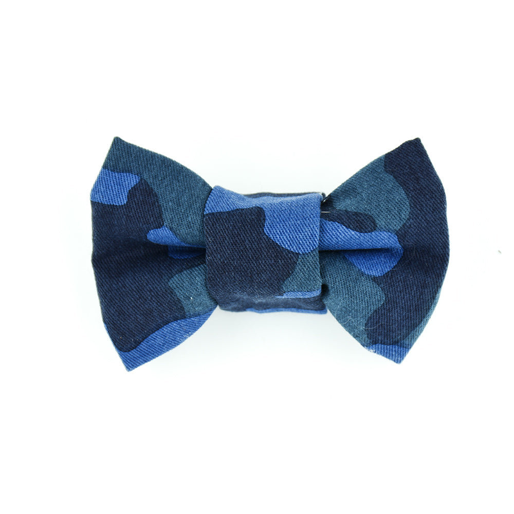 Dark Blue Camo Bow