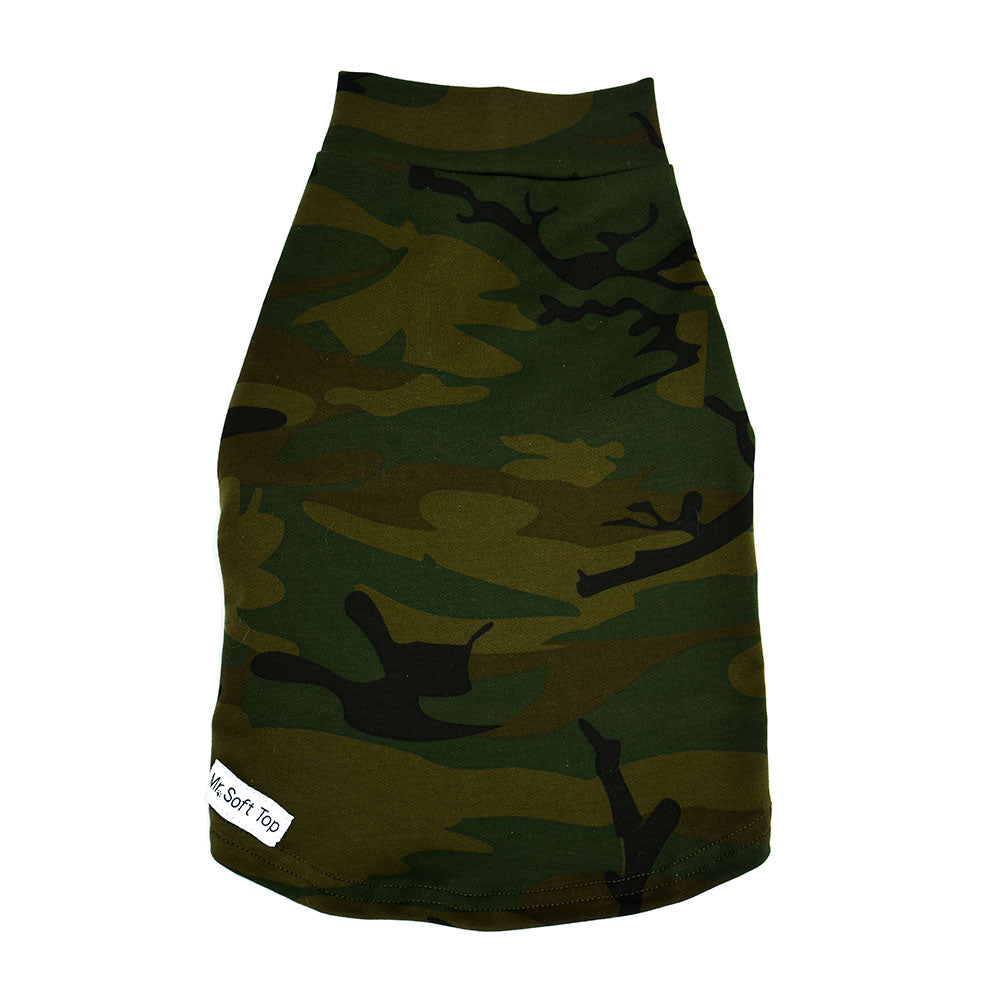 Dark Green Camo Cotton Tee