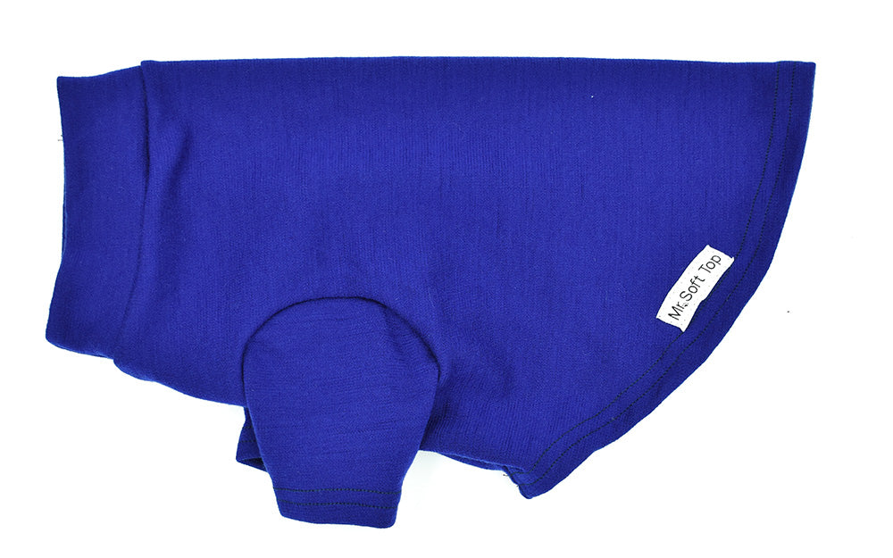 Deep Indigo Blue Winter Weight Merino Tee