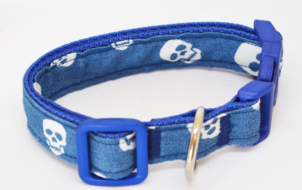 Denim Skulls Collar