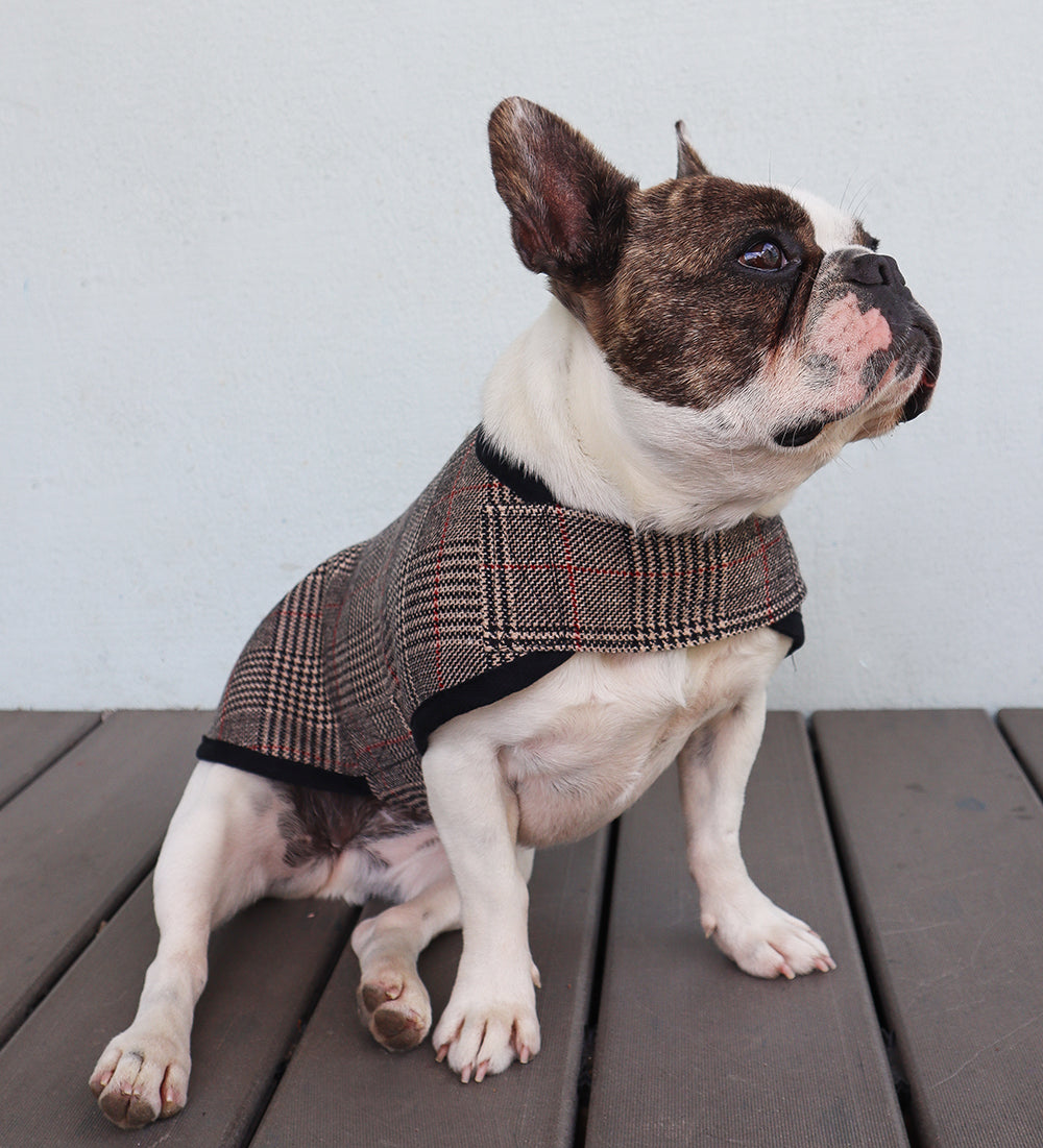 Winter Tartan Unlined Walking Coat