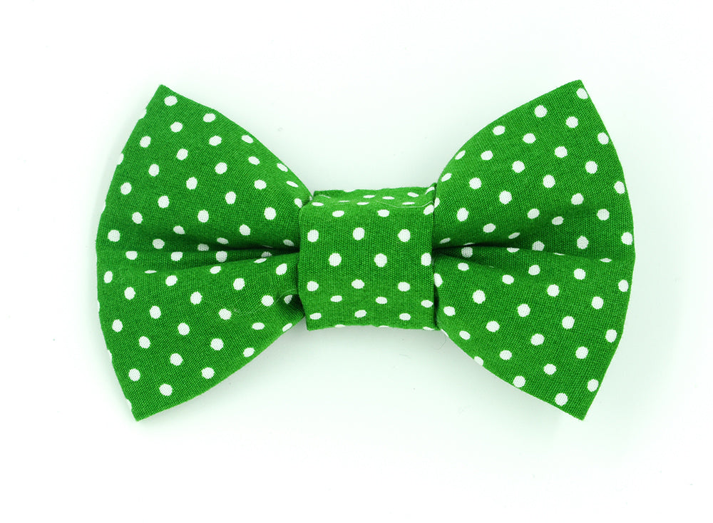 Dark Green Spot Bow