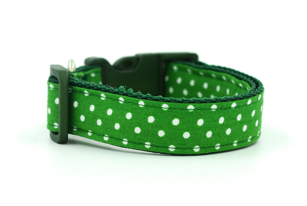 Dark Green Spot Collar