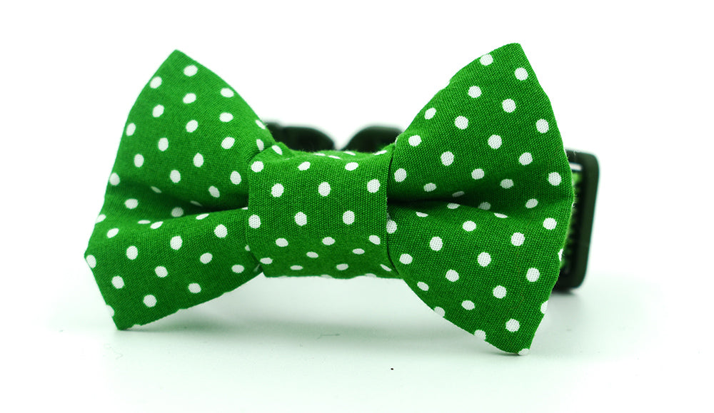 Dark Green Spot Bow