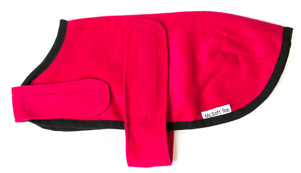 Hot Pink Wool Blend Walking Coat