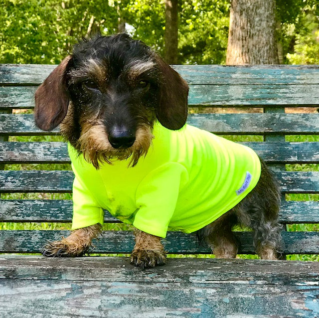 Hi-Viz Yellow Merino Blend Safety Tee