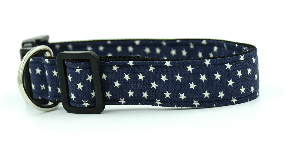Navy and White Star Collar