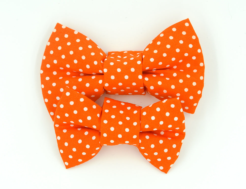 Orange Spot Bow