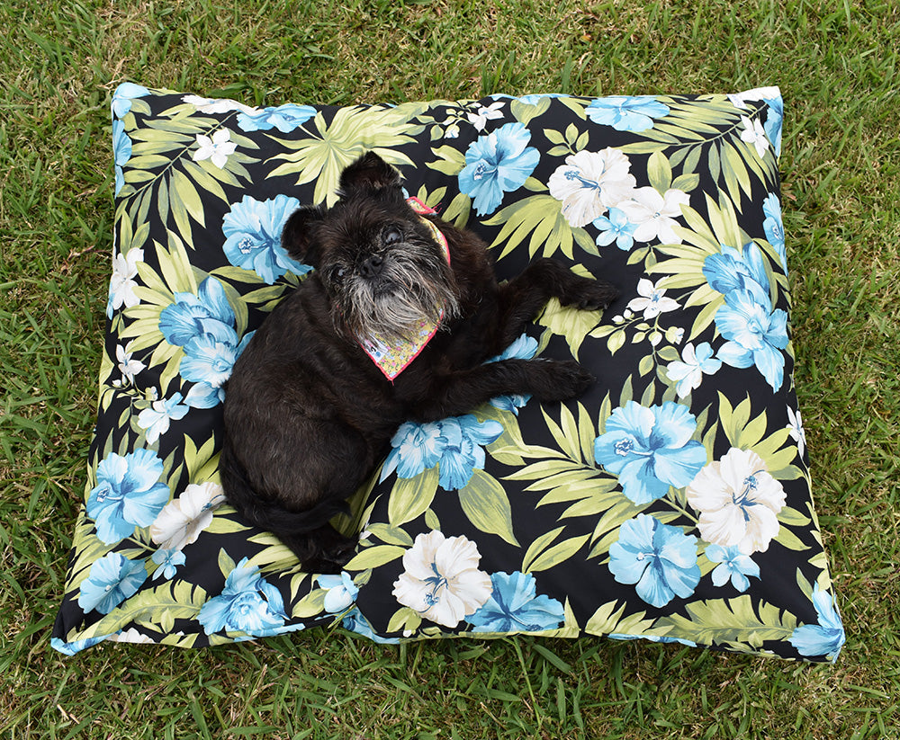 Hibiscus Outdoor Dog Bed