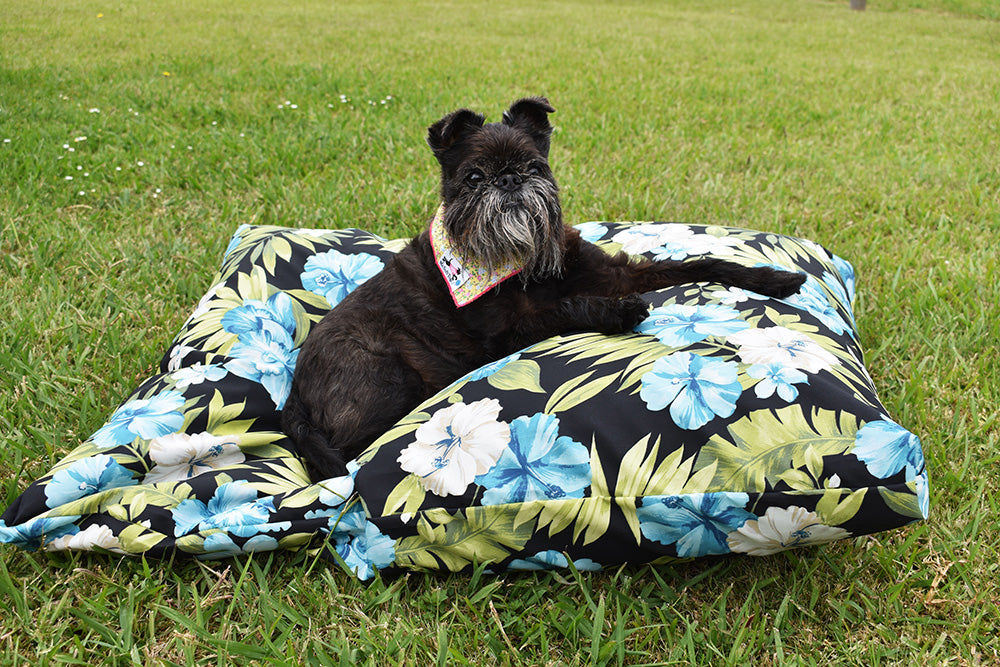 Hibiscus Outdoor Dog Bed Cover