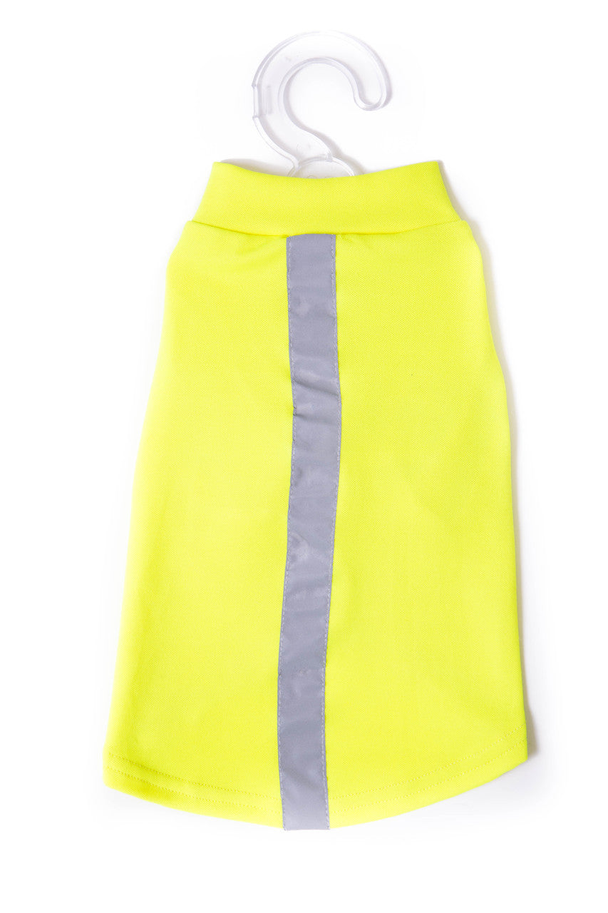 Hi-Viz Yellow Merino Blend Safety Tee