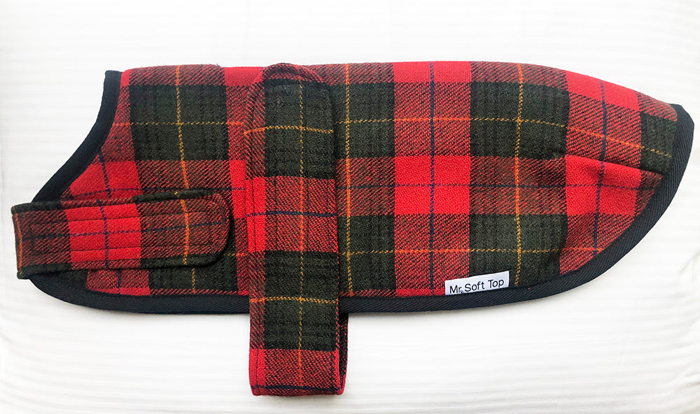 Wallace Tartan Short & Long  Wool/Cashmere Walking Coat