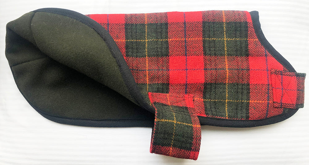 Wallace Tartan Short & Long  Wool/Cashmere Walking Coat