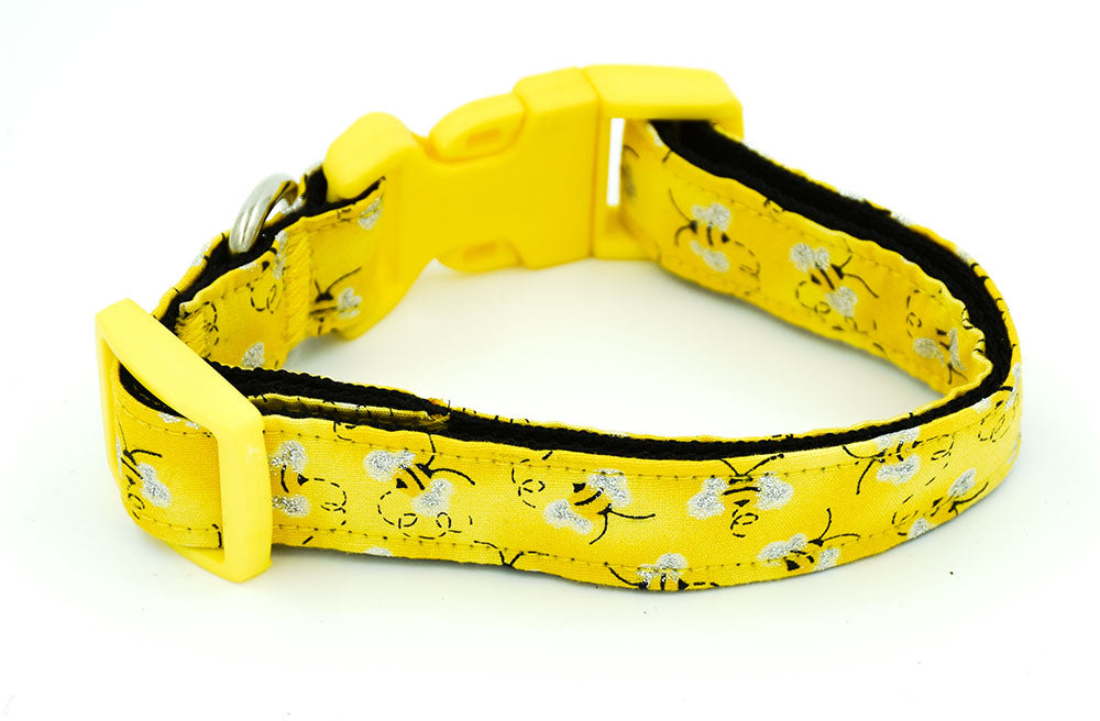 Yellow Buzzy Bee Collar