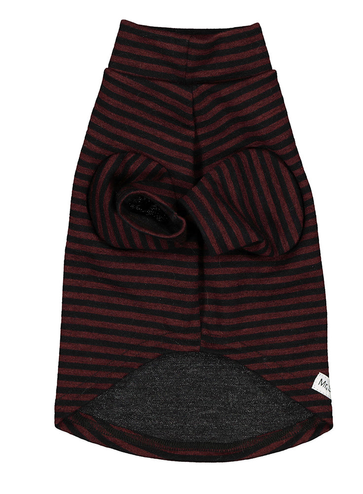 Luxury Striped Winter Weight Merino Tee