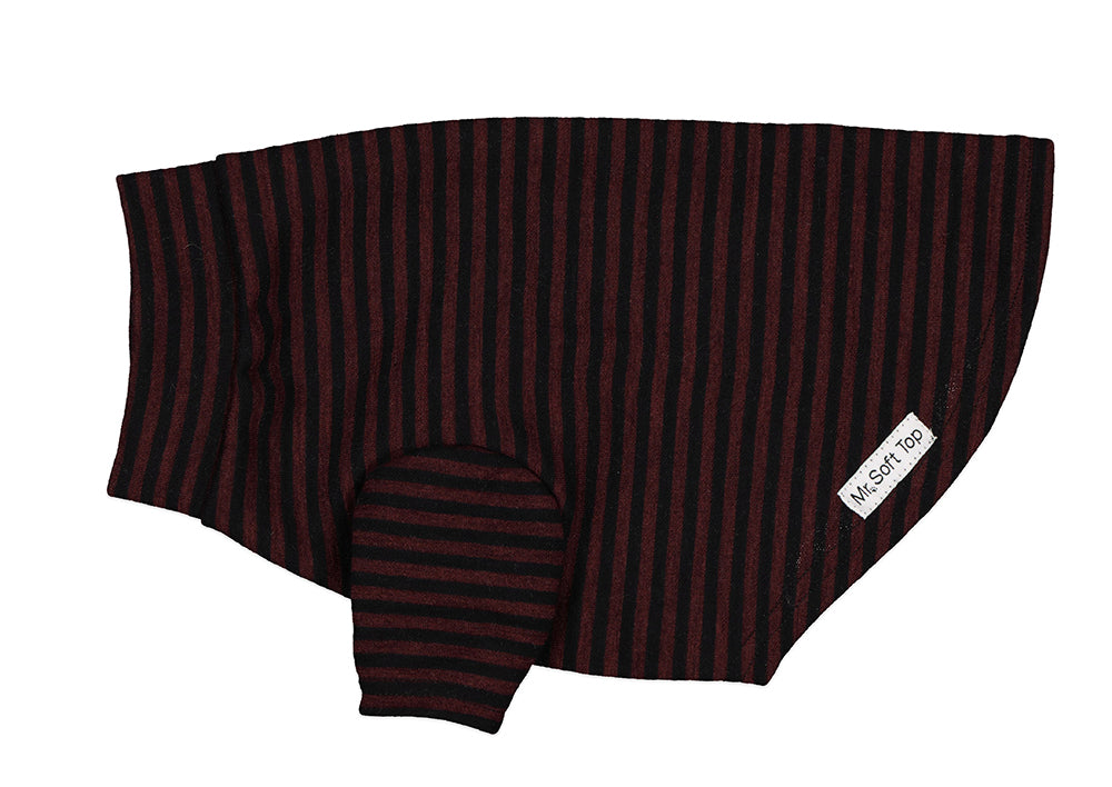 Luxury Striped Winter Weight Merino Tee